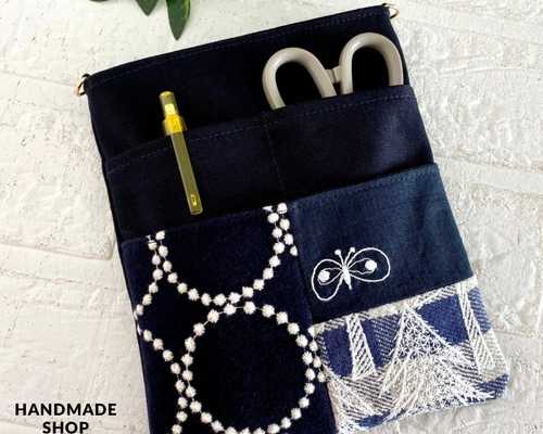 ミナペルホネン パッチワーク オーガナイザー minaperhonen サコッシュ