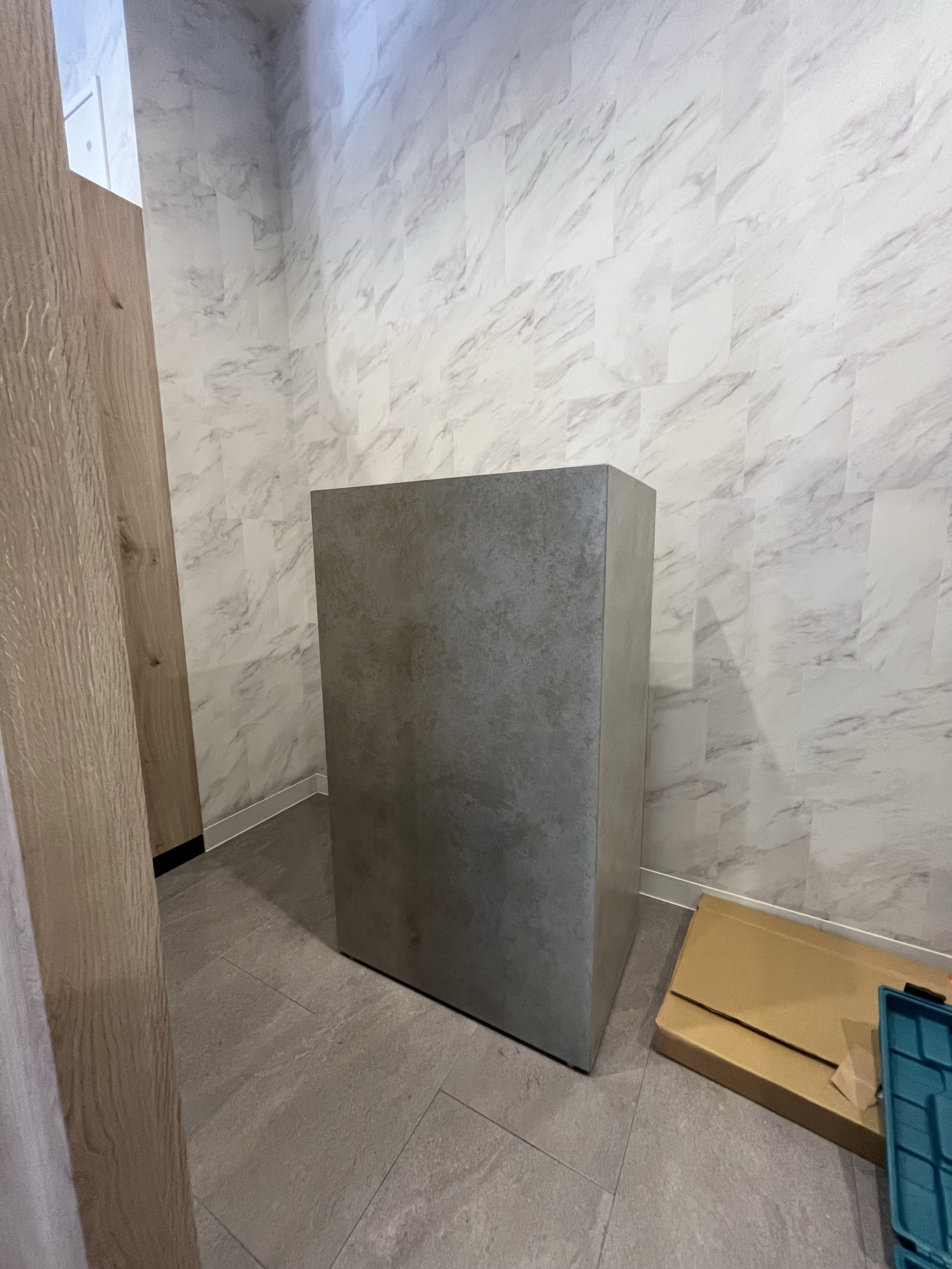 石っぽい　レジカウンター　受付カウンター　レジ台