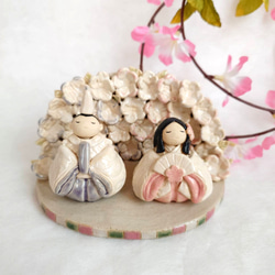 ひな人形 陶雛7 豆雛「彩」 ​ その他置物 Atelier Mon Favori 通販