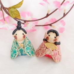 ひな人形 陶雛7 豆雛「彩」 ​ その他置物 Atelier Mon Favori 通販