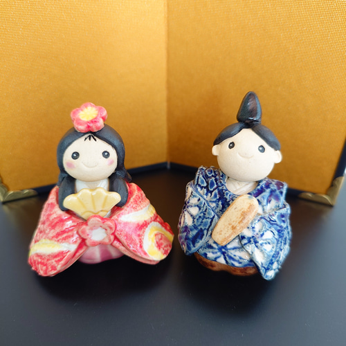 ひな人形 陶雛7 豆雛「彩」 ​ その他置物 Atelier Mon Favori 通販