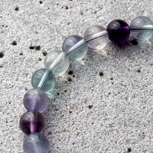 モンゴル産フローライト マルチカラー 天然石アクセサリー 蛍石