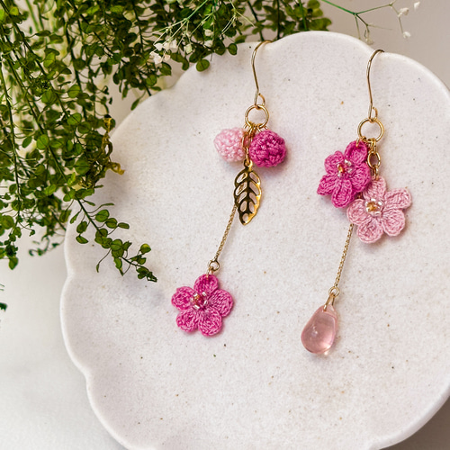 【アシンメトリー】ピアスイヤリング JOY＋me]one day アシンメトリーピアス/イヤリング【Mart限定