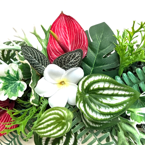 光触媒加工ウォールグリーン フェイクグリーン壁掛け♡リゾート編Ⅱ