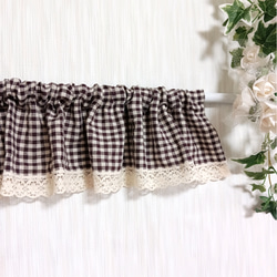 ♡幸せのカフェカーテン♡ウェディングドレス風 裾フリル オーダー可