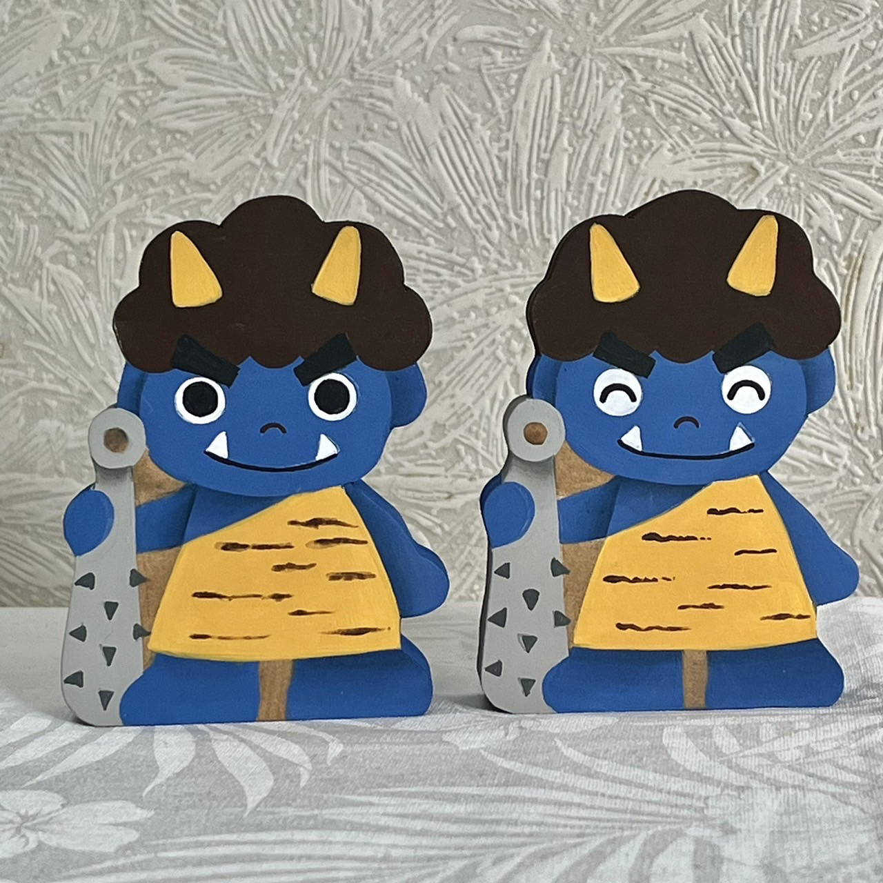 【新作】可愛い 節分インテリアセット【春】【節分】【梅】【豆まき】【鬼】【市松模様】