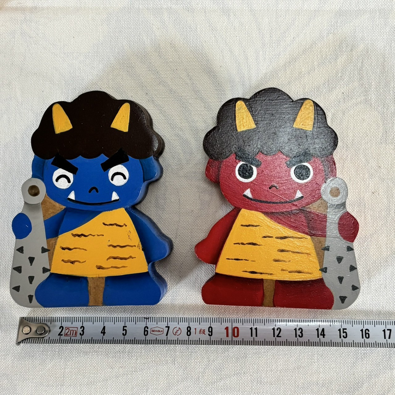 【新作】可愛い 節分インテリアセット【春】【節分】【梅】【豆まき】【鬼】【市松模様】