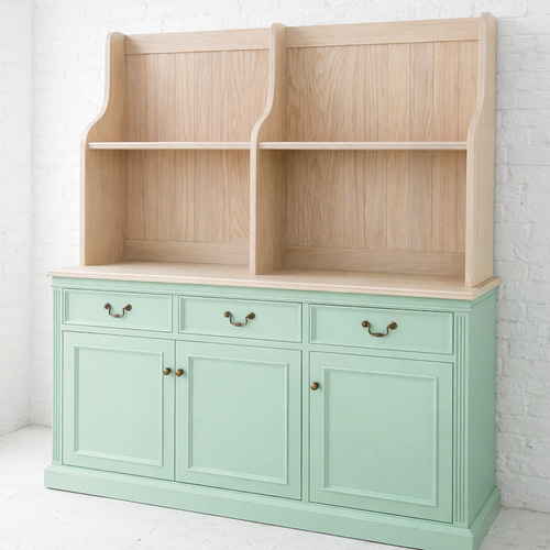 アンティーク調　キャビネット　ケーキ屋　焼き菓子　ディスプレイ お菓子屋さんケーキ屋さん向け かわいいディスプレイシェルフ