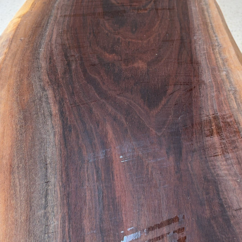 ウォールナット一枚板2200mm｜深みある色合いと力強い木目が美しい無垢天