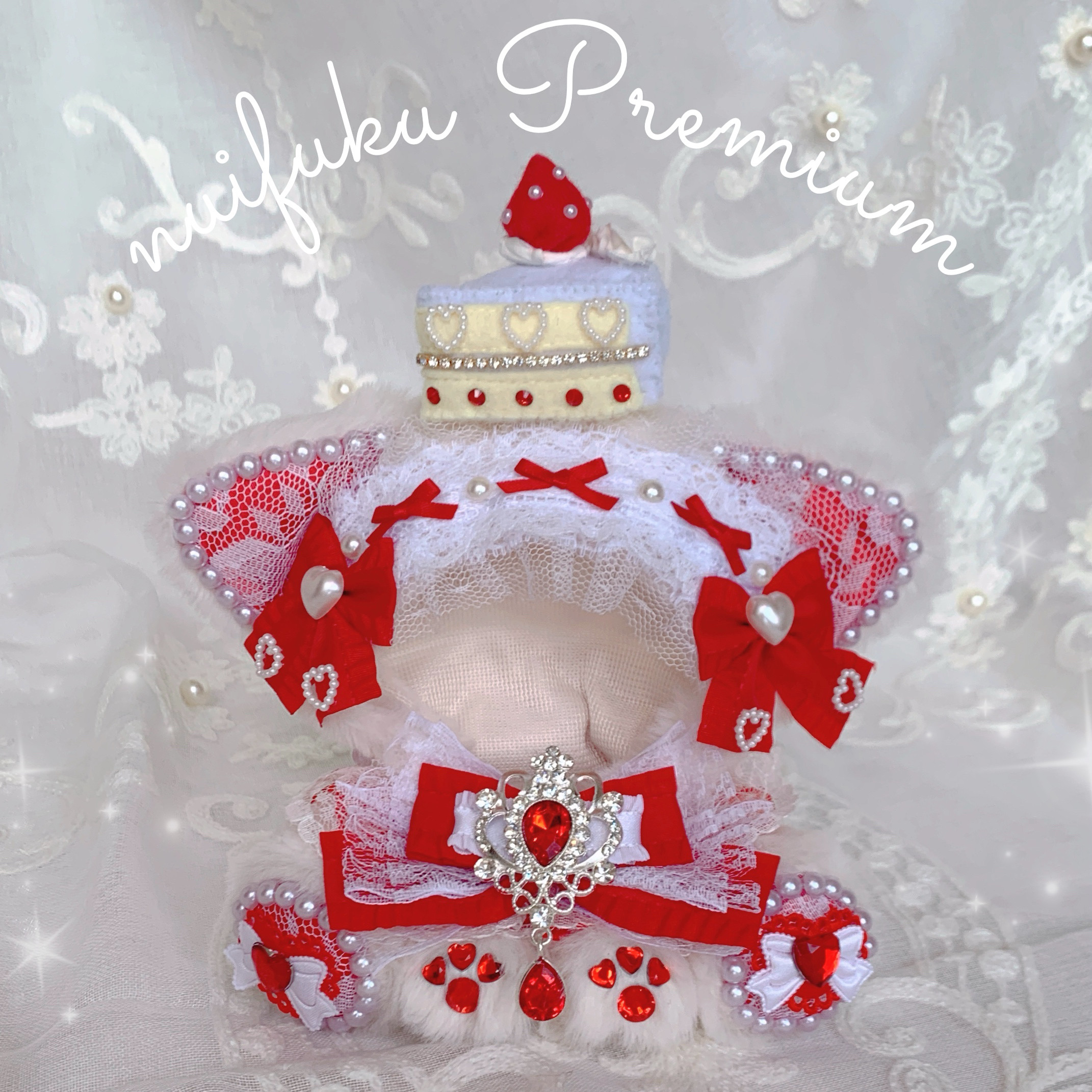 ⟡.·ぬい服 Premium⟡.·  strawberry  Angel ·̩͙꒰ঌ