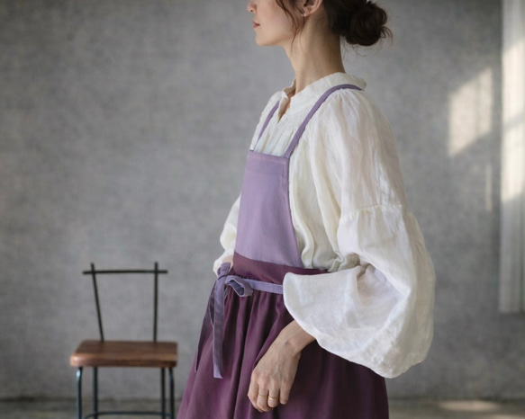 3wayエプロン◎リネン◎マルチカラー SUNNY LOCATION エプロン サニーロケーション チムニーエプロン 日本製