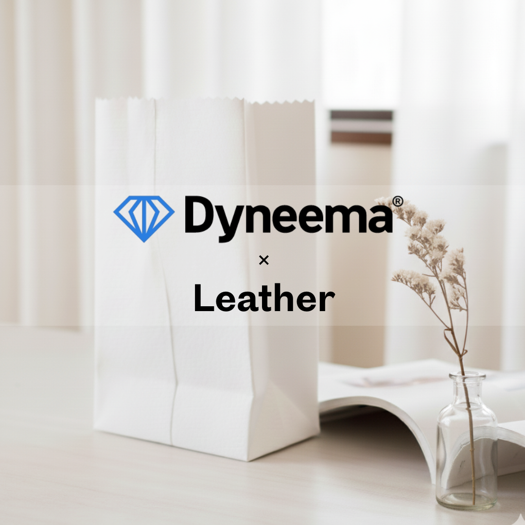 ホワイトダイニーマレザー 撥水クラフトバッグ｜紙袋風デザイン・軽量高耐久・サイズオーダー可