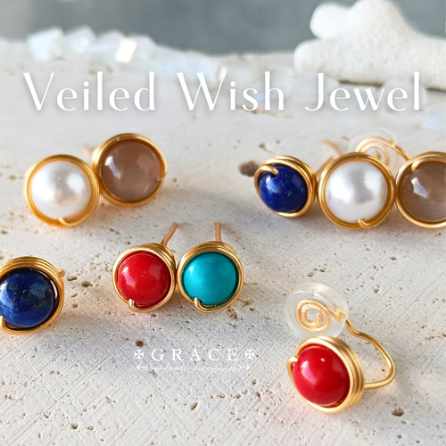 ♢美しいボリューム♢ゴールデンシャインムーンストーン ルビー 14kgf ピアス ♢美しいボリューム♢ゴールデンシャインムーンストーン ルビー 14kgf