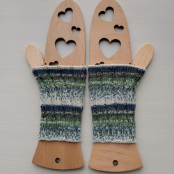 リストウォーマー☆気仙沼・森色＊洗濯機OK！ 4枚目の画像