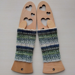 リストウォーマー☆気仙沼・森色＊洗濯機OK！ 1枚目の画像