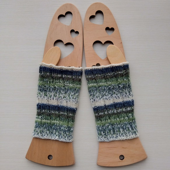 リストウォーマー☆気仙沼・森色＊洗濯機OK！ 1枚目の画像