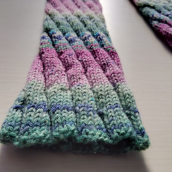 ２wayレッグウォーマー☆プルーン色＊洗濯機OK 7枚目の画像