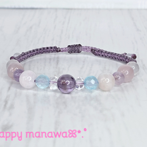 人生を輝かせ前へ進む守護シマエナガグラデーションオルゴブレスレット ✽Twilight Veil✽ ブレスレット ✽Happy manawa✽〜幸せな時〜 通販