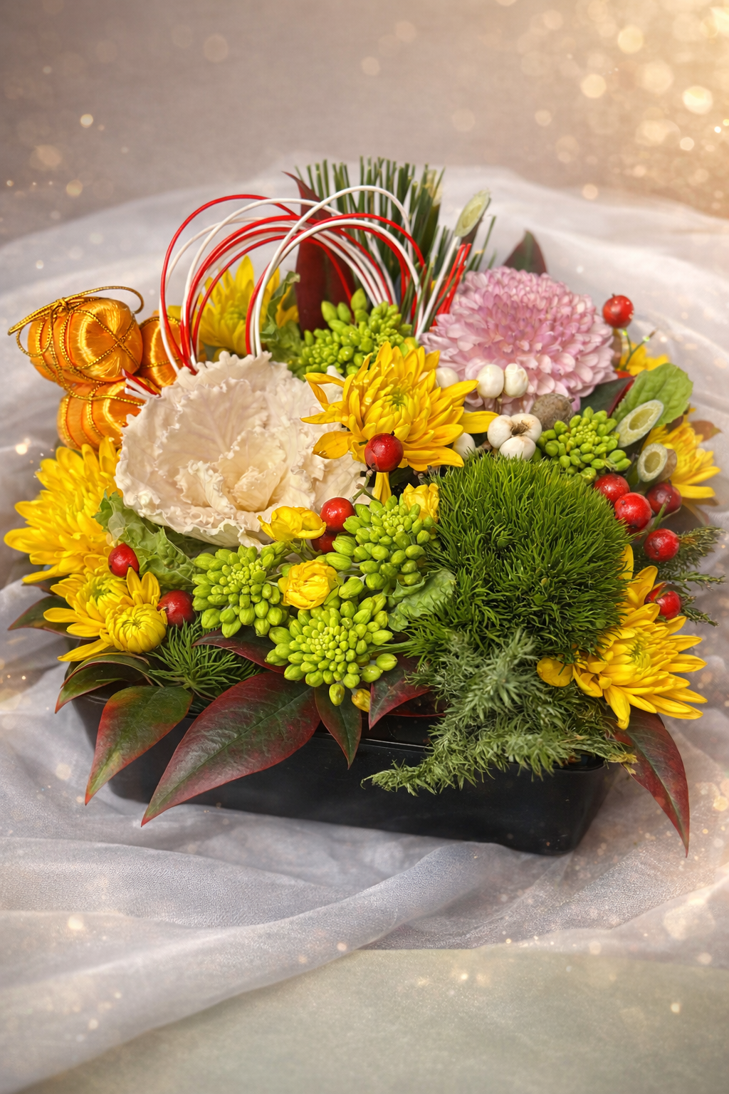 おせち風お正月アレンジメント 4,455円