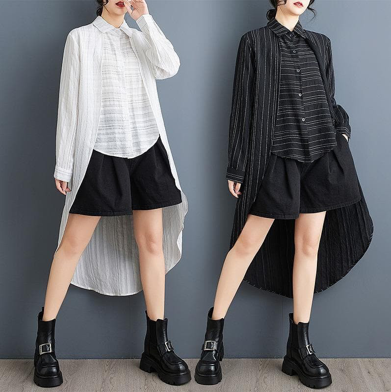 大きいサイズ トップス　イレギュラーヘム　レディース 秋冬　新品 長袖　変形裾 4,784円