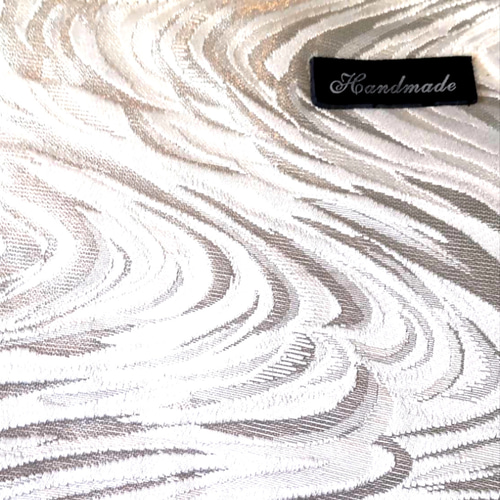 2wey! 両面表面 金帯銀帯 デニムリメイク あおりがま口リュック バッグ