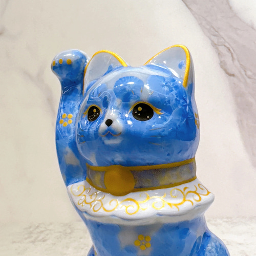 清水焼 招き猫】青鯛の花 百万両 その他アート ourlittlezone 通販