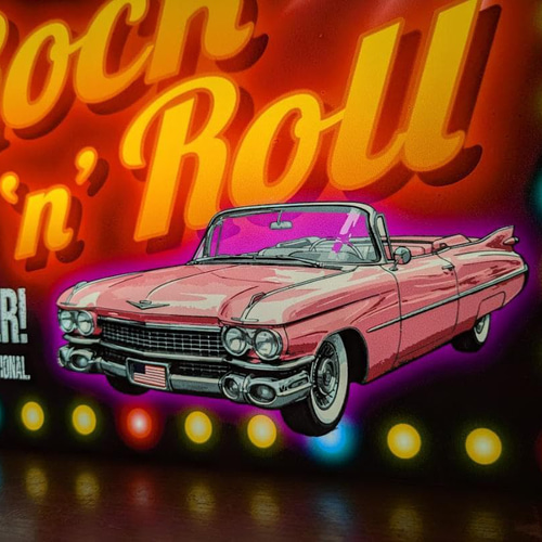 Lサイズ】ロックンロール ロカビリー アメ車 ギター ライブ アメリカン