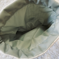 nubi 選べる ミニ巾着　H15W15 刺繍　ヌビ巾着　ミニポーチ　大人可愛い　小物入れ　大人可愛い 6枚目の画像