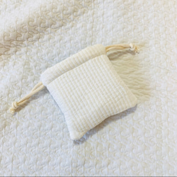 nubi 選べる ミニ巾着　H15W15 刺繍　ヌビ巾着　ミニポーチ　大人可愛い　小物入れ　大人可愛い 5枚目の画像