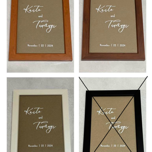 A4サイズ】サンドセレモニー フレーム 結婚証明書 ウェルカムスペース