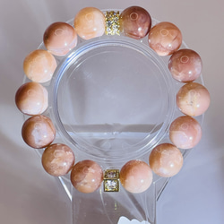 クンツァイト/ブレスレット】内径約15cm 浄化済み No,419 天然石