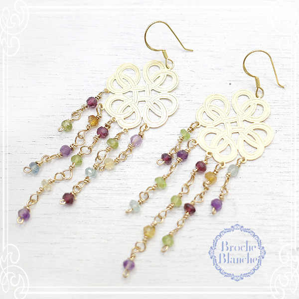 Broche Blanche　Exotisme 1　ピアス　de-98-bb-34