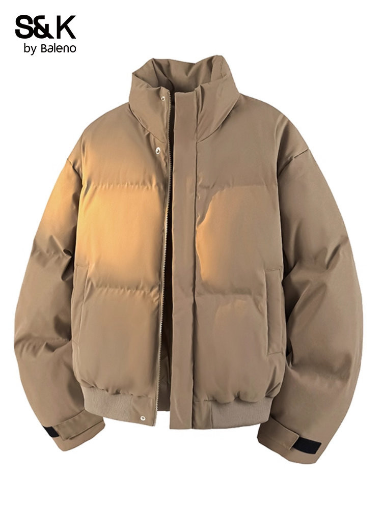 Baleno バネロ リラックスカフラー メンズウィンターニューモデル フルリラップアップ ウール混紡ジャケット