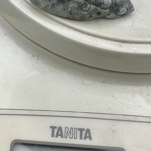 2026.1.5 no.2唐草紋古獣牙 糸魚川山翡翠 ネックレス・ペンダント ケン