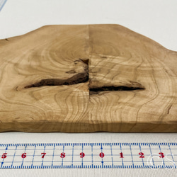 ▦きのかたち：色とりどりの不揃いコースター／M「栗、山桑、桐」│wood coaster usual 3枚目の画像