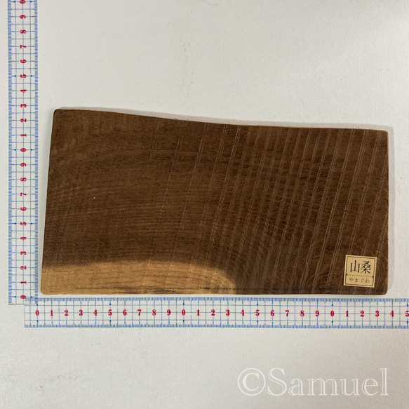 ▦きのかたち：色とりどりの不揃いコースター／M「栗、山桑、桐」│wood coaster usual 8枚目の画像