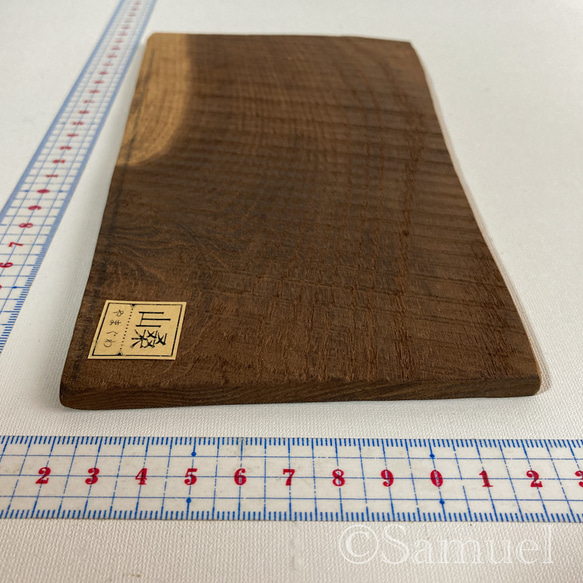 ▦きのかたち：色とりどりの不揃いコースター／M「栗、山桑、桐」│wood coaster usual 9枚目の画像