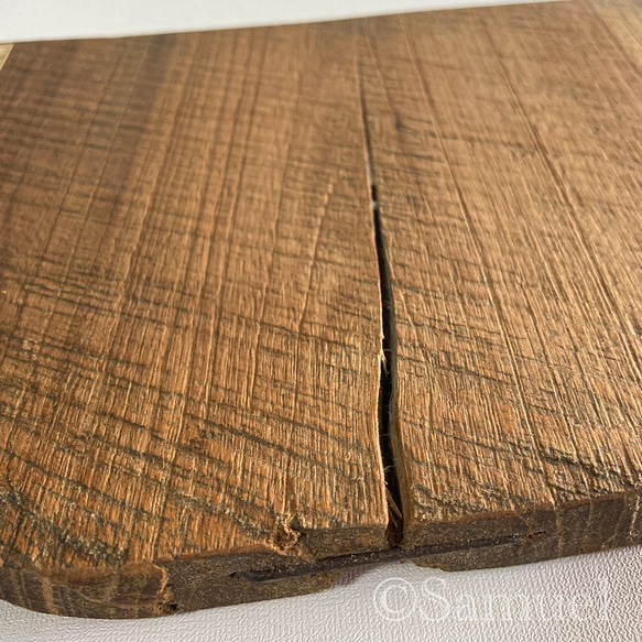 ▦きのかたち：色とりどりの不揃いコースター／M「Teak、樟（杢入）」│wood coaster unusual 15枚目の画像