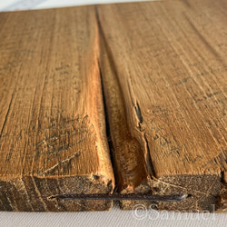 ▦きのかたち：色とりどりの不揃いコースター／M「Teak、樟（杢入）」│wood coaster unusual 17枚目の画像