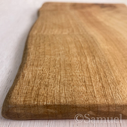 ▦きのかたち：色とりどりの不揃いコースター／M「Teak、樟（杢入）」│wood coaster unusual 8枚目の画像