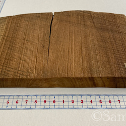 ▦きのかたち：色とりどりの不揃いコースター／M「Teak、樟（杢入）」│wood coaster unusual 12枚目の画像