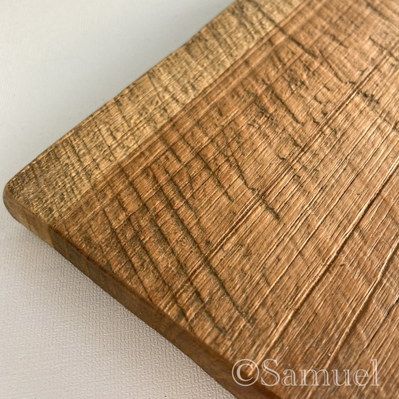 ▦きのかたち：色とりどりの不揃いコースター／M「Teak、樟（杢入）」│wood coaster unusual 16枚目の画像