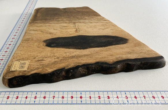 ▦きのかたち：色とりどりの不揃いコースター／セットⅡ「黒柿terzetto」│coaster Wood 8枚目の画像