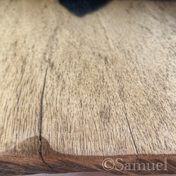 ▦きのかたち：色とりどりの不揃いコースター／セットⅡ「黒柿terzetto」│coaster Wood 16枚目の画像