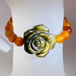 薔薇(オパール)/夜光貝】内径約16cm 浄化済み No,443 天然石 kanaloa