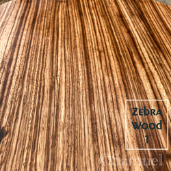 ◈家具のかたち：何の変哲もない家具「私に☺︎な丸椅子／ゼブラウッド ZebraWood」│Roundchair 銘木稀少 9枚目の画像