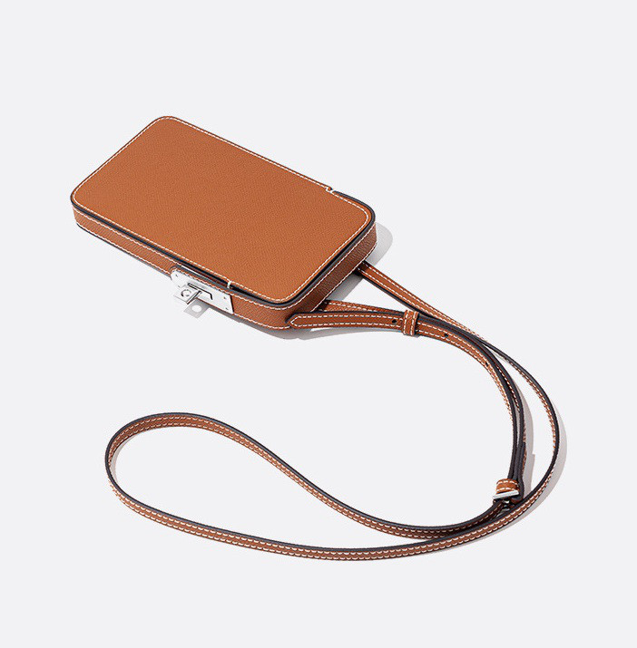 スマホ専用｜本革ミニショルダーポーチ iPhone対応（通常サイズ／Plus対応※条件あり）