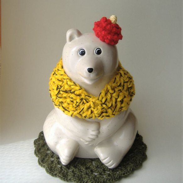 鬼の頭☆小☆節分 しろくま貯金箱 キューピー その他置物 たごちゃん