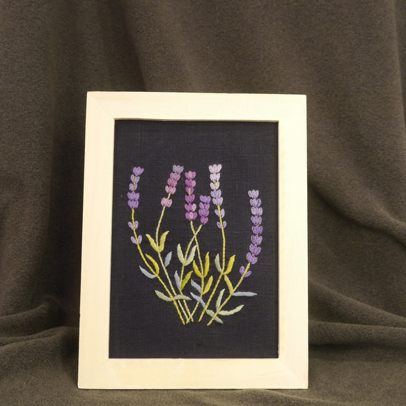 【極美品】axesfemme パネル刺繍ダッフルコート　ラベンダーL axes femme（アクシーズファム）の「パネル刺繍Aラインコート