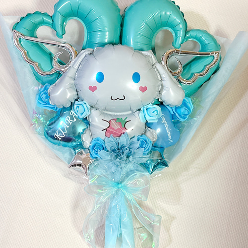キャラクターバルーン✨バルーンブーケ 花束 卒業式 卒園 成人式 誕生